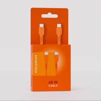 COLORUM kabelis USB-C - USB-C 1,8m 3A CK60-CC-10 xOrange