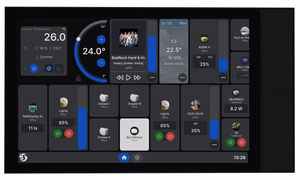 Vadības panelis 10.1 collu Shelly Wall Display XL WiFi/BLU (melns)