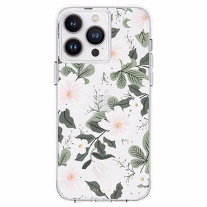 Rifle Paper Clear vāciņš ierīcei iPhone 14 Pro Max, ar “Willow” rakstu