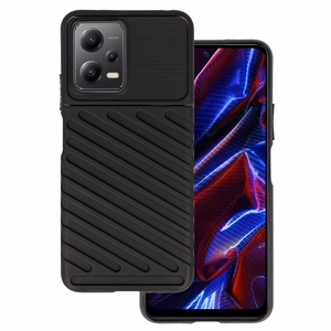 Thunder viedtālruņa apvalks Xiaomi Redmi Note 12 5G/Poco X5 melns