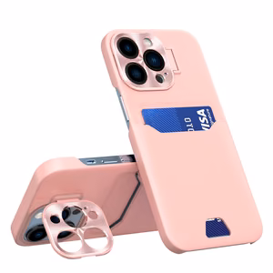 Leather Stand Case для Samsung Galaxy S23+ чехол кошелёк для карт с подставкой розовый