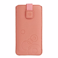 WONDER Deko viedtālruņa apvalks (izmērs XL) Iphone 15/15 Pro/Iphone 16/16 Pro/Samsung S24/S24 Plus/S25/S25 Plus/A53/A55 5G persiku