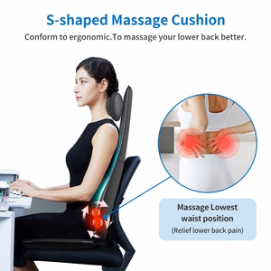 RENPHO Neck & Back Massage Cushion S Black kakla un muguras masāžas spilvens