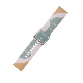 Moro pulksteņa siksna Samsung Galaxy Watch 40 / 41 / 42 / 43 / 44 mm no silikona - modelis 17