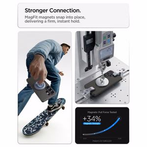 SPIGEN futrālis LIQUID AIR MAG saderīgs ar MagSafe priekš SAMSUNG S26 Ultra marble grey