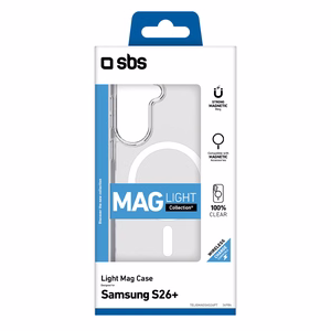 SBS Light Mag MagSafe saderīgs maciņš priekš Samsung Galaxy S26 Plus caurspīdīgs