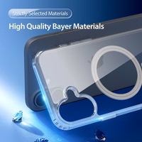 Dux Ducis Clin Mag viedtālruņa apvalks ar MagSafe iPhone 16 Plus - caurspīdīgs