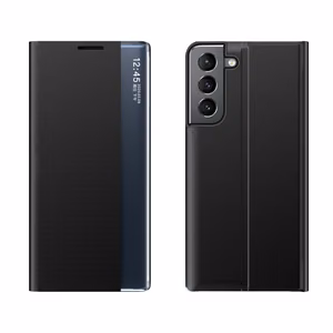 Jauns viedtālruņa apvalks Samsung Galaxy S23+ ar statīvu, melns