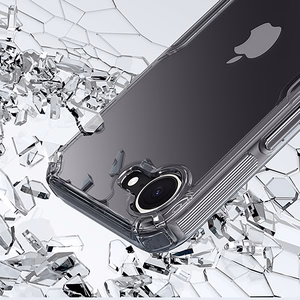 Nillkin Nature Pro viedtālruņa apvalks iPhone 16e - caurspīdīgs
