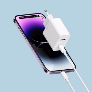 Cuktech A19 30W USB-A + USB-C Wall Charger - White