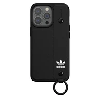 Adidas OR apvalks ar rokas siksniņu iPhone 13 Pro /13 6.1" melns/melns 47109