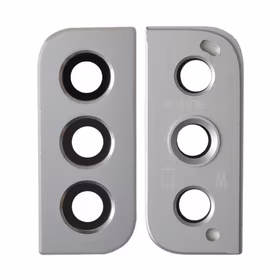 Rear Camera Lens Saderīgs ar Samsung S901 S22 / S906 S22 Plus Rear Camera Lens / Balts /