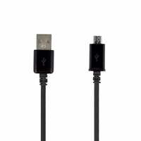 Kabelis USB uz Micro USB melns (ātrā uzlāde)