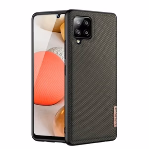 Dux Ducis Fino чехол покрытый нейлоновым материалом для Samsung Galaxy A42 5G зелёный