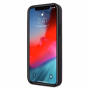 Ferrari FEHQUHCP12LBK iPhone 12 Pro Max 6.7" melns/melns cietais apvalks Off Track Quilted