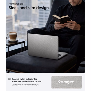 Spigen Urban Fit aizsargapvalks MacBook Pro 14" 2021 / 2023 / 2024 / 2025 / 2026 – pelēks