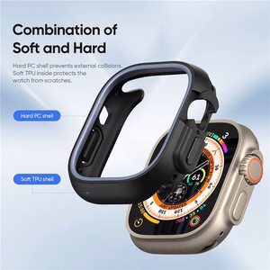 DUX DUCIS apvalks BAMO Apple Watch Ultra / Ultra 2 49 mm pusnakts pelēks