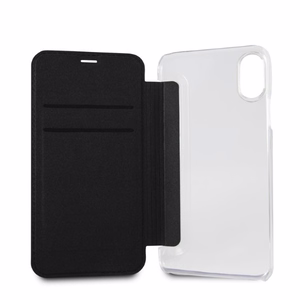 Karl Lagerfeld Signature Glitter Viedtālruņa apvalks iPhone X/Xs - sarkans