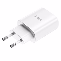 Tālruņa lādētājs Hoco USB C PD 20W N14 balts