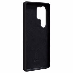 Etteri Silikona Mag maciņš for Samsung Galaxy S25 Ultra melns