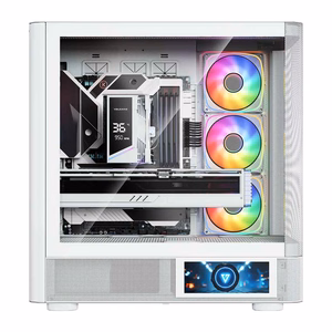 MODECOM Volcano AQ400 ARGB Midi balts