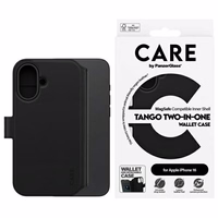 CARE by PanzerGlass Tango 2in1 maks Magnētiskais viedtālruņa apvalks iPhone 16 - melns