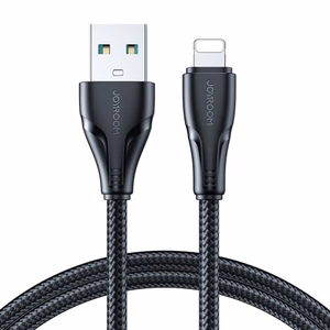 Joyroom Surpass Series A11 USB-A / Lightning 2.4A kabelis 2 m - melns