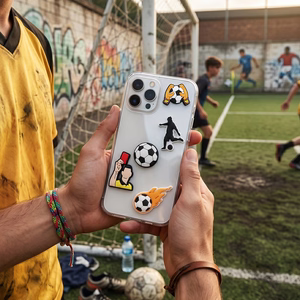3D uzlīme Football 5 gab. komplekts
