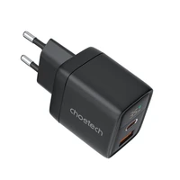 Lādētājs Choetech PD6052 35W USB-C/USB-A melns
