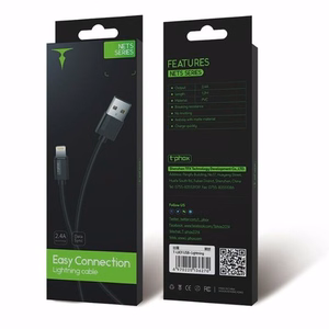T-PHOX KABELIS NETS LIGHTNING MELNS 3A ; PVC ; 2M