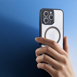 Bruņots apvalks iPhone 14 Pro saderīgs ar MagSafe Dux Ducis Aimo Mag - melns