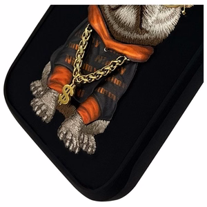 Nimmy Brilles Foršs suns viedtālruņa apvalks iPhone 16 Pro Max - melns