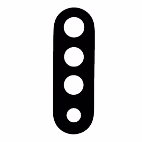 Xiaomi Redmi Note 8 Pro lens for camera Black (only lens) ORG