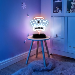 Неоновый LED-светильник на подставке Paw Patrol - Logo OW-120146