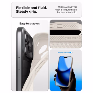 Spigen Liquid Air maciņš iPhone 17 Pro / 18 Pro, titāna krāsā