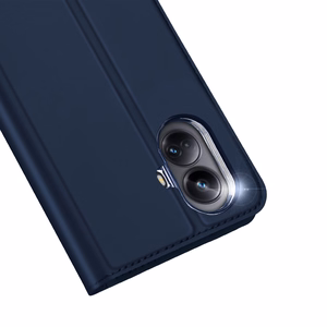 Dux Ducis Skin Pro Case for Realme 10 Pro Flip Card Wallet Stand Blue