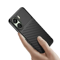 Thunder Case izturīgs viedtālruņa apvalks Xiaomi Redmi 13c - melns