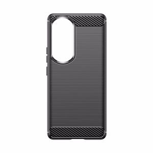 Carbon viedtālruņa apvalks Honor 90 Pro - melns