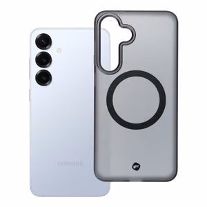FORCELL F-PROTECT Leveli ar divu slāņu 4D tehnoloģiju, militārā nolaišanas pārbaude saderīgs ar MagSafe SAMSUNG S25 PLUS - dūmīgs melns