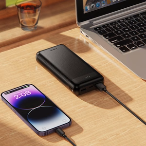 Ārējais akumulators Hoco J153A, 20000 mAh, 2 A, 10 W, melns