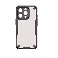 Defender Matēts maciņš for iPhone 16 Pro Max 6,9" melns