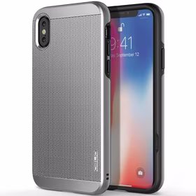 Obliq Slim Meta - maciņš iPhone Xs / X (Satin sudrabs)