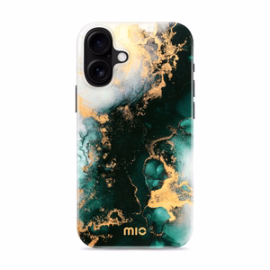 MIO Green Marble Magsafe maciņš iPhone 16 Plus