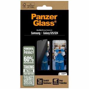 PanzerGlass Itin plašs Privatuma stikls skirtas Samsung Galaxy S25