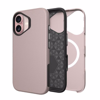 Perfectionists Trīsstūra Mag Case iPhone 16 rozā zelts