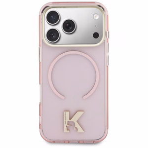 Karl Lagerfeld IML K Head Logo MagSafe Case for iPhone 17 Pro - Pink