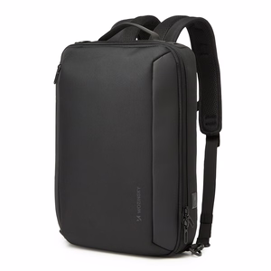 Wozinsky Premium Рюкзак сумка для ноутбука 15.6" с ремнём - чёрный
