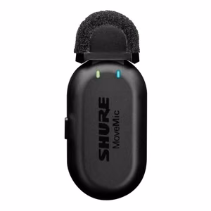 Shure MoveMic One MV-ONE-Z6 – viena kanāla bezvadu piespraužamais mikrofons
