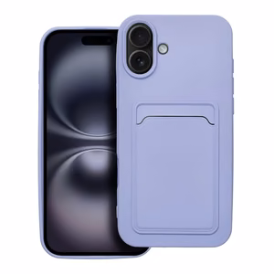 Viedtālruņa apvalks CARD IPHONE 16 Plus violets