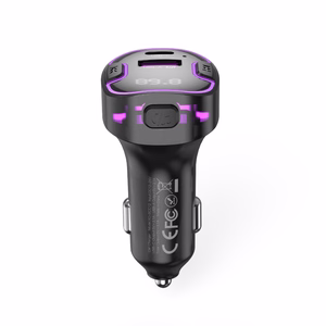 XO raidītājs FM BCC12 Bluetooth MP3 automašīnas lādētājs 3,1A melns